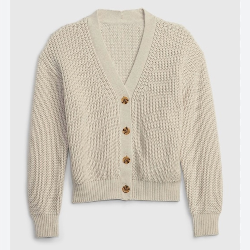 Cozy Cream Button-Up Cardigan